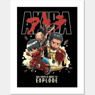 Explode Tokyo Illustration Posters and Art